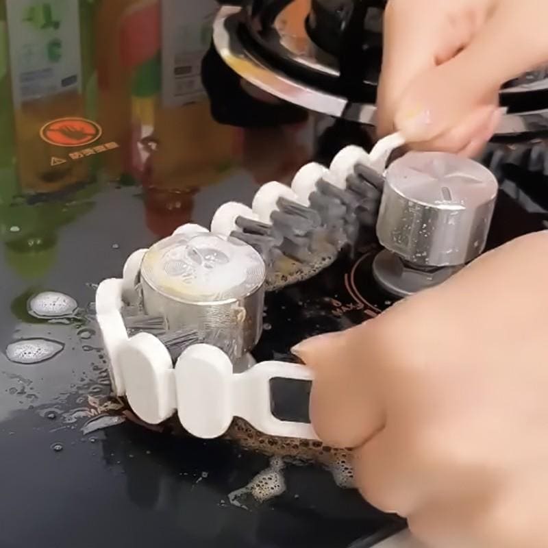 Curved Cleaning Brush, Multifunctional 360 Flexible Brush, Grip Gentle Bristle Effective Crevice Brush Curved Cleaning Brush, Multifunctional 360 Flexible Brush, Grip Gentle Bristle Effective Crevice Brush